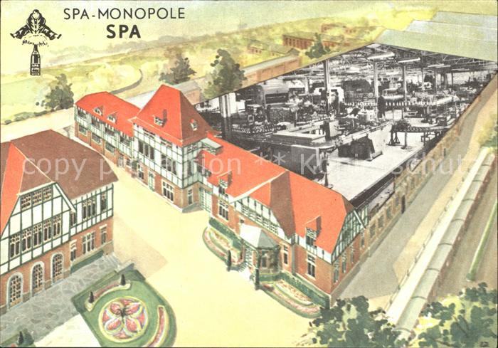 Spa Liege Monopole Zeichnung