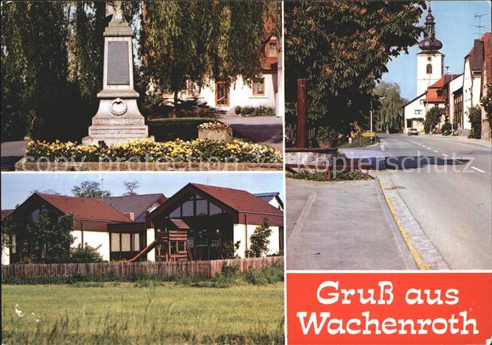 Wachenroth Strassenpartie Denkmal