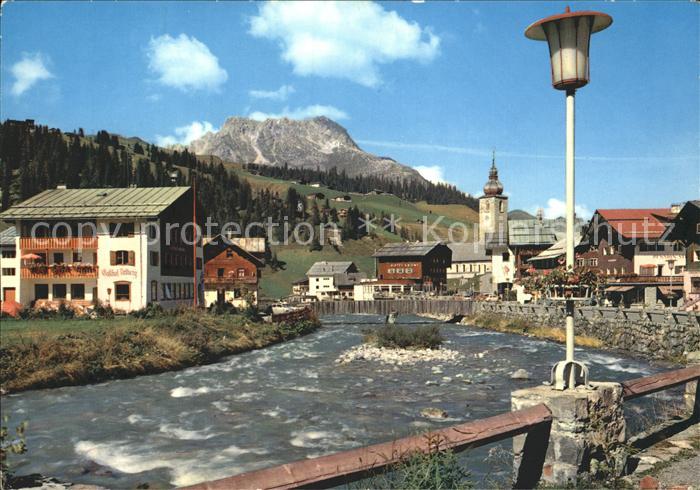 Lech Vorarlberg Partie am Fluss