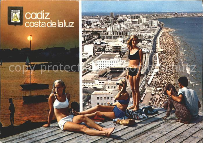 Cadiz Andalucia Strand Fliegeraufnahme