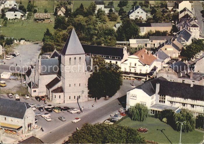 Han-sur-Lesse Fliegeraufnahme Zentrum mit Kirche