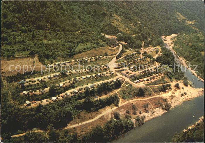 Les Ollieres-sur-Eyrieux Fliegeraufnahme Camping Domaine des Plantas