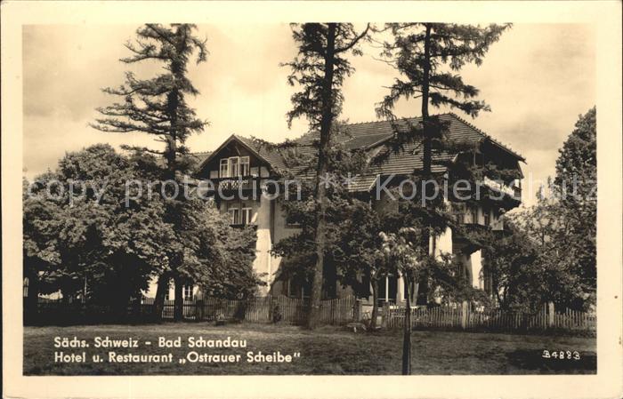 Bad Schandau Hotel Restaurant Ostrauer Scheibe