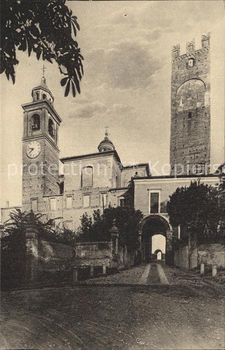 Chiesa Valmalenco L entrata al Castello con la Torre Medioevale