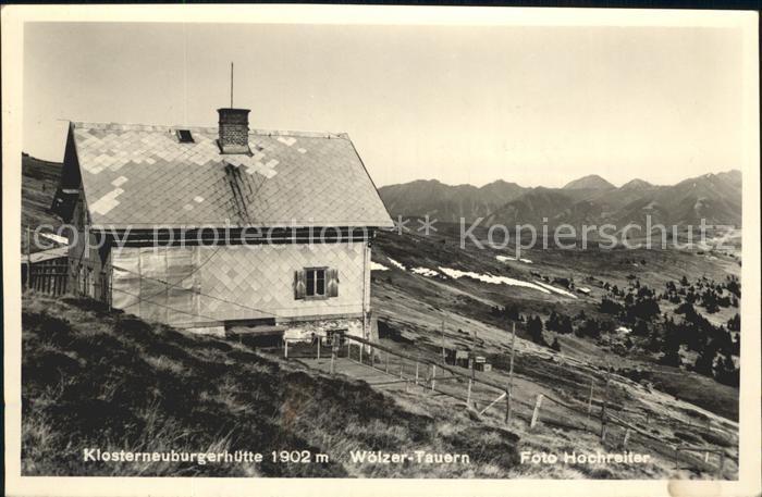 Tauern Klosterneuburgerhuette