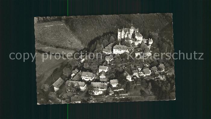 Lauenstein Oberfranken Burg Fliegeraufnahme