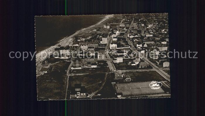 Westerland Sylt Fliegeraufnahme