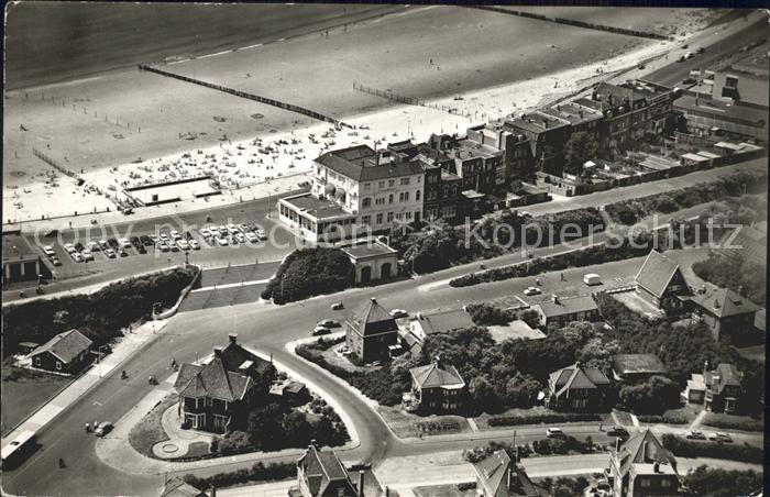 Vlissingen Fliegeraufnahme Promenade und Strand
