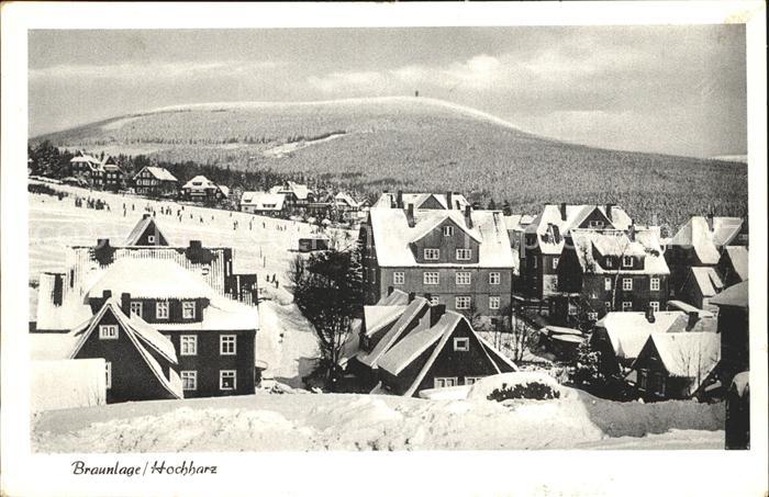 Braunlage Harz Teilansicht im Winter