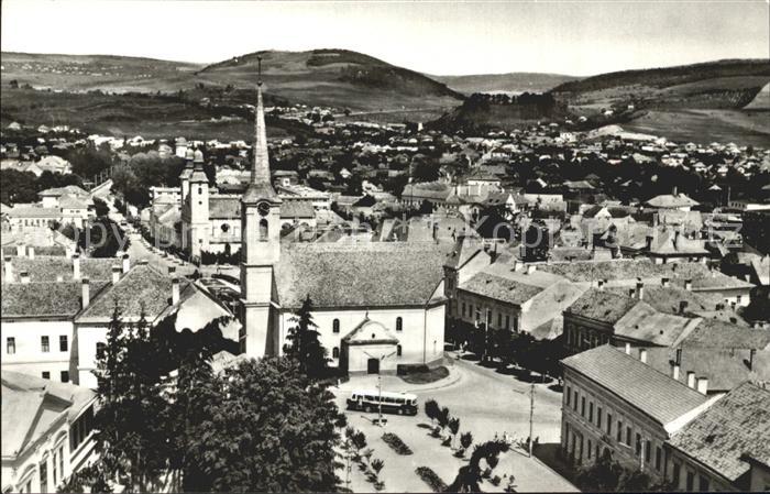Odorheiu Teilansicht mit Kirche