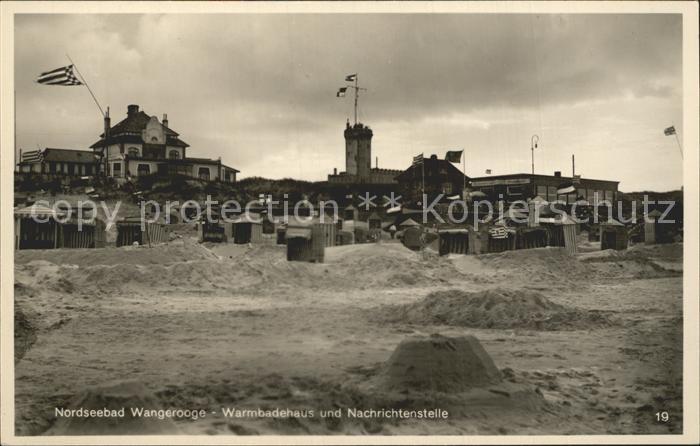 Wangerooge Nordseebad Warmbadehaus und Nachrichtenstelle