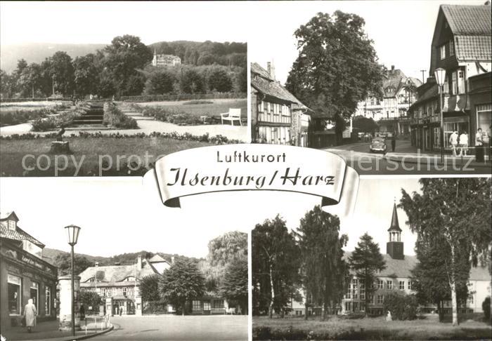 Ilsenburg Harz Friedenspark Thaelmannstrasse Markt Goetheschule
