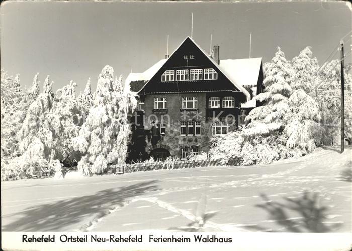Rehefeld-Zaunhaus Ferienheim Waldhaus Winter