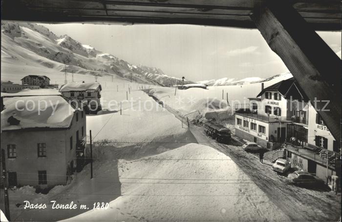 Passo Tonale Gaststaette Winter