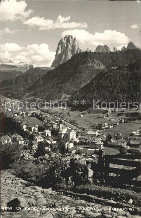 Val Gardena Ortisei Gruppo Sassolungo
