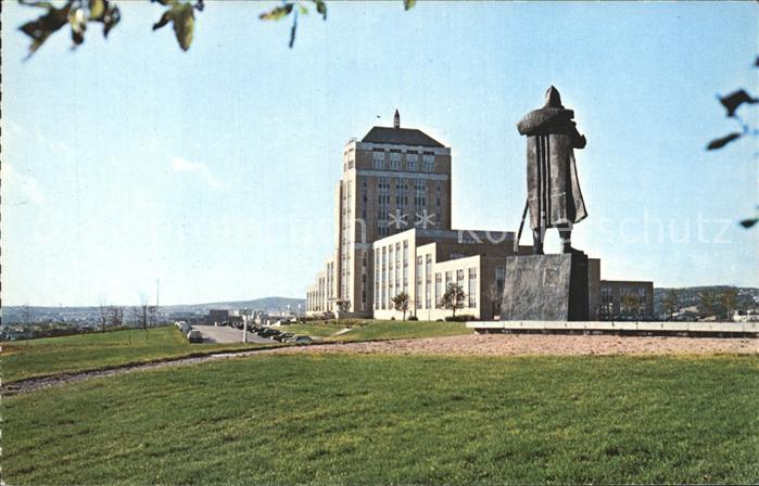 St Johns Newfoundland and Labrador Confederation Building Statue Portuguese Expl