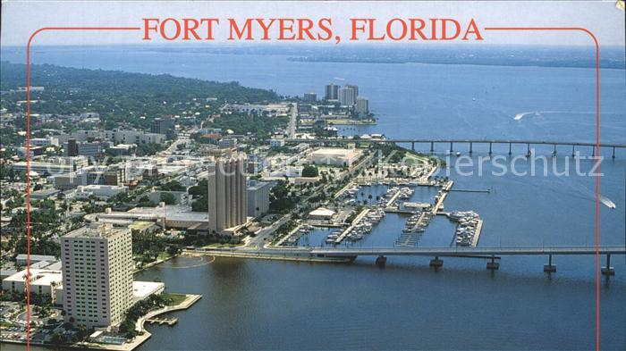 Fort Myers Fliegeraufnahme Caloosahatchee River