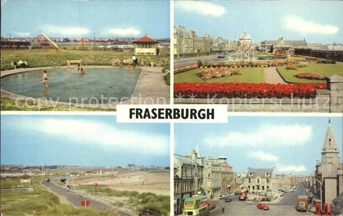 Fraserburgh Aberdeenshire Paddling Pool Saltoun Place Gardens Beach Square