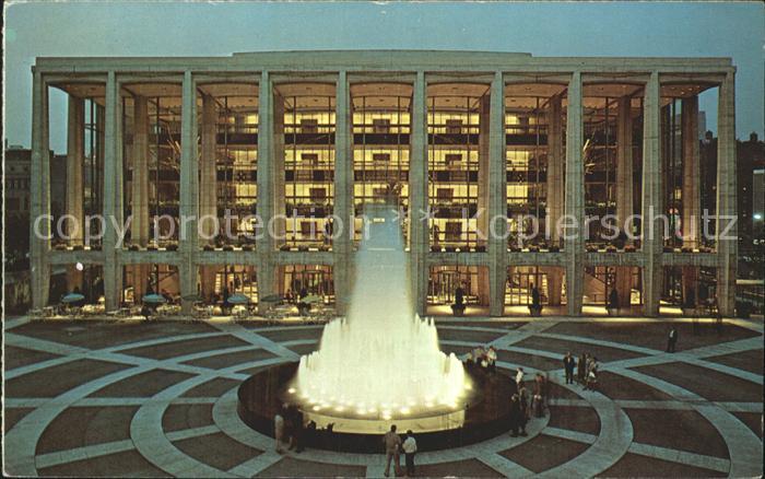 New York City Lincoln Center Performing Arts Philharmonic Hall