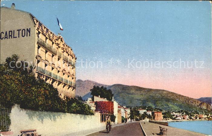 Menton Alpes Maritimes Hotel Carlton