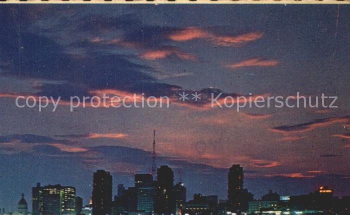 Saint Louis Missouri Skyline showing Gateway Arch