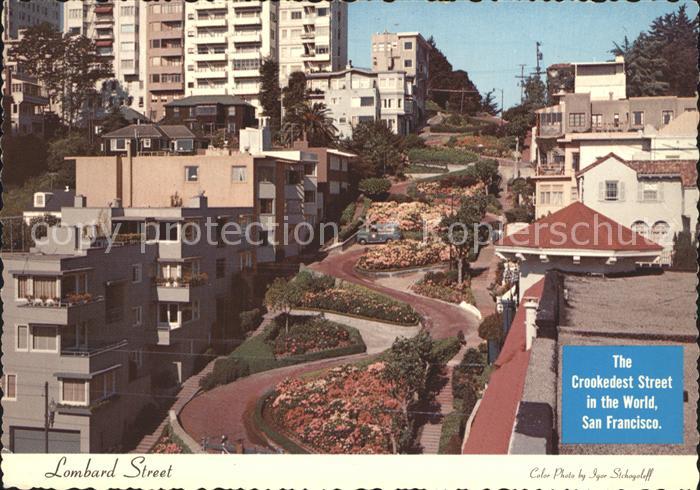 San Francisco California Lombard Street