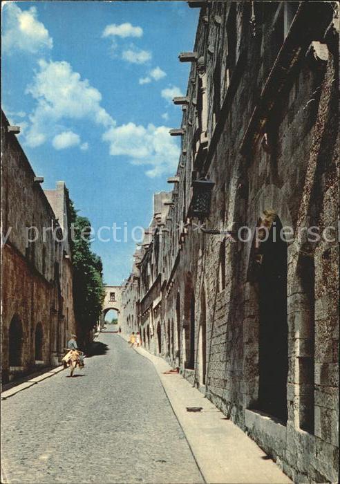 Rhodos Rhodes aegaeis Rittergasse
