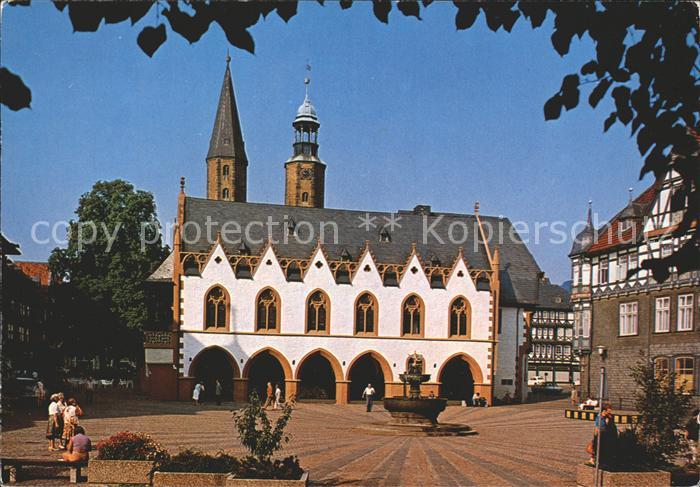 GOSLAR Harz Niedersachsen Rathaus Marktkirche