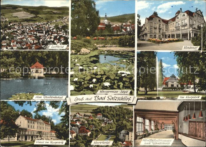 Bad Salzschlirf Badehof Kurpark Fliegeraufnahme