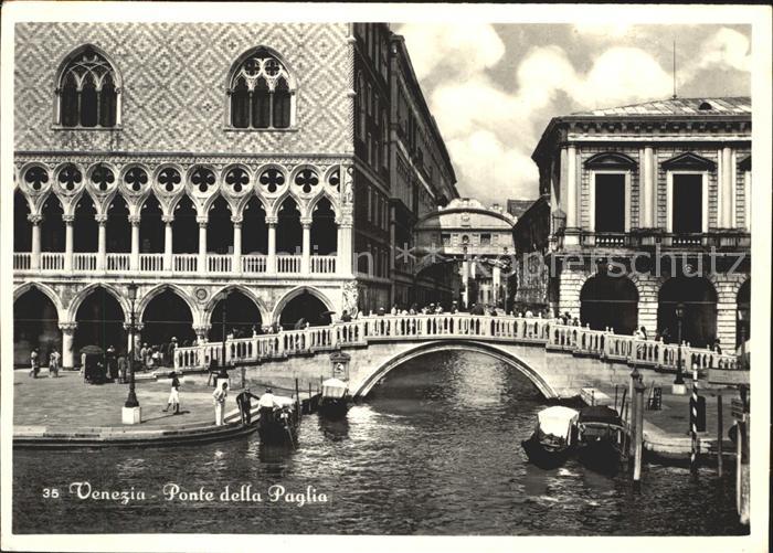Venezia Venedig Ponte della Paglio