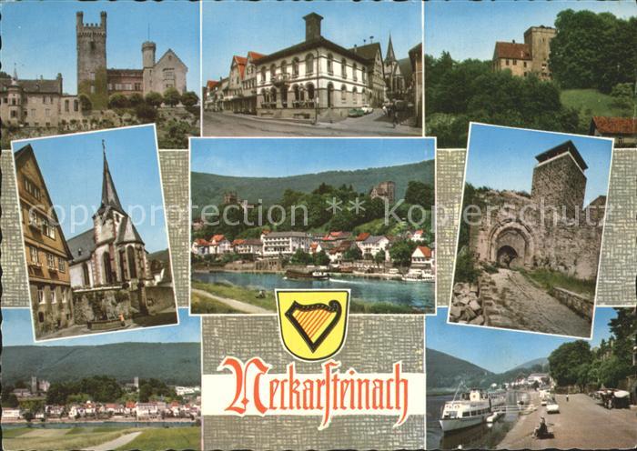 Neckarsteinach Burgruine Kirche Schloss