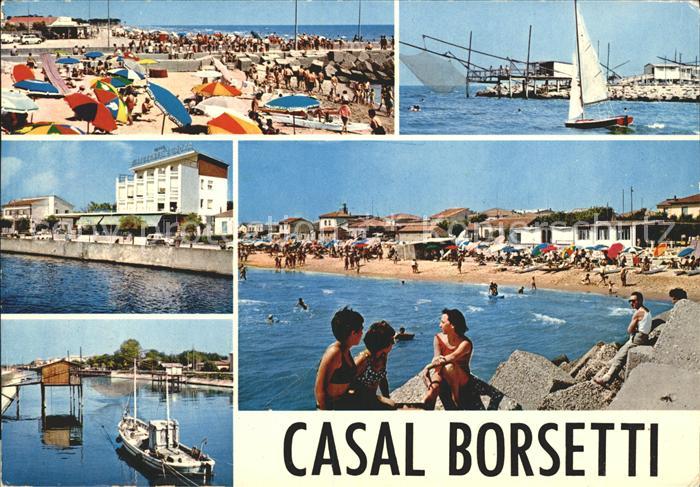 Casal Borsetti Strand Segelboot