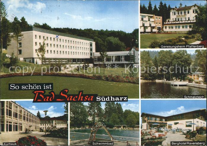 Bad Sachsa Harz Genesungsheim Pfaffenberg Schmelzteich Berghotel Ravensberg