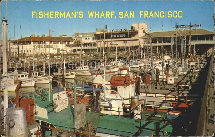 San Francisco California Fisherman`s Wharf