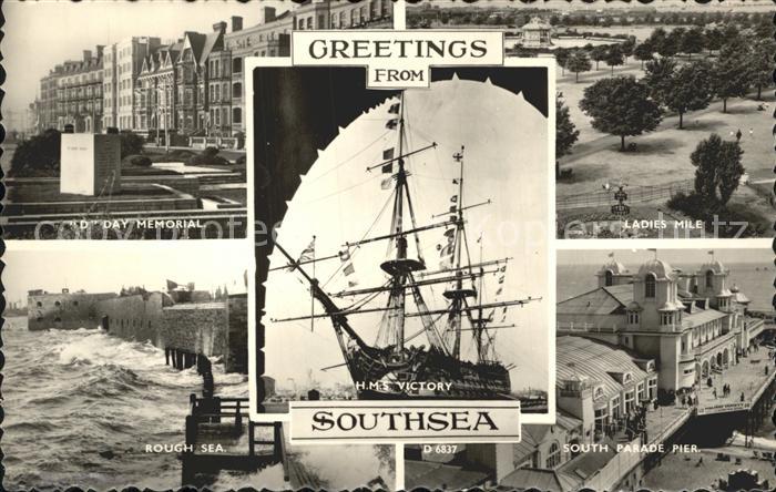 Southsea Ladies Mile South Parade Pier H.M.S. Victory