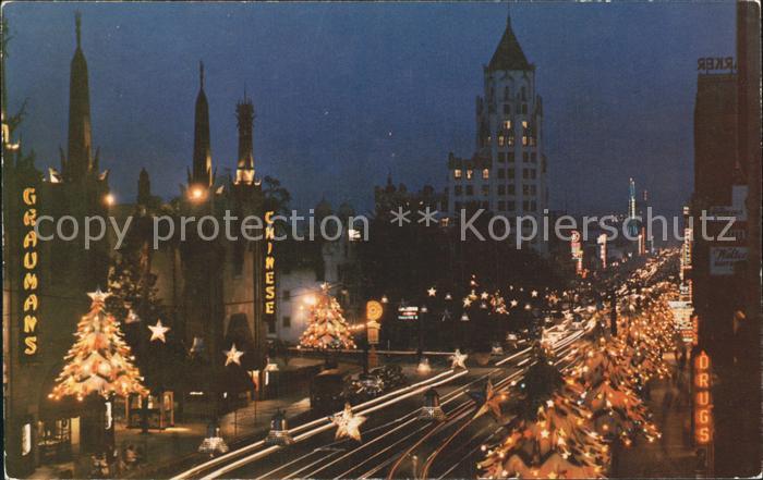 Hollywood California Weihnachtsschmuck