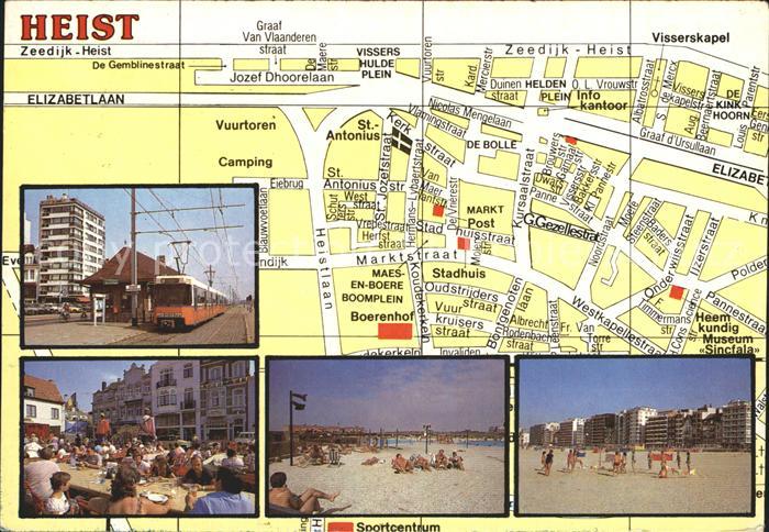 Heist-Knokke Stadtkarte