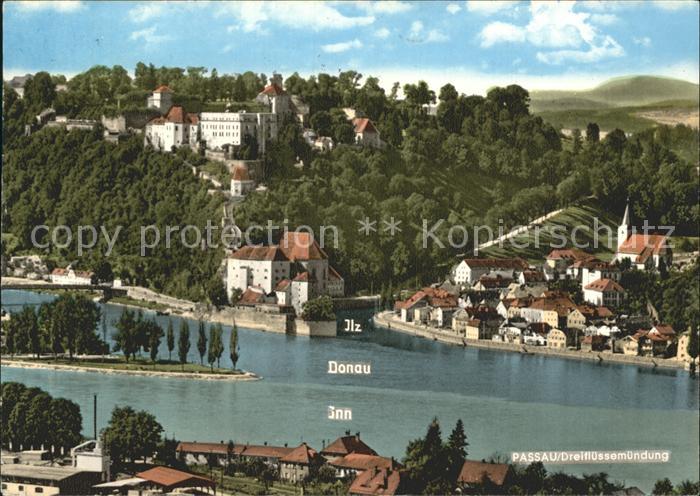 PAssAU Bayern Dreifluessemuendung