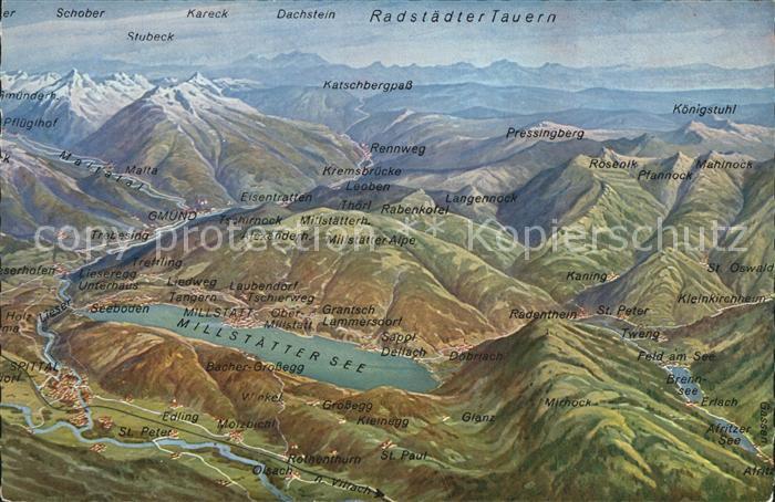 Spittal Drau Drau- Lieser- und Maltatalgebiet Millstaetter See