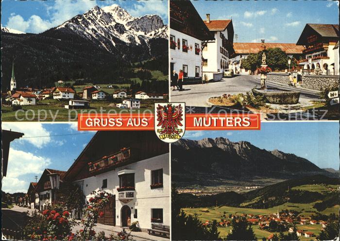 Mutters Tirol Panorama Teilansicht Marktplatz