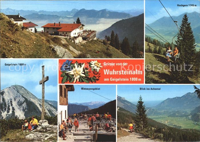 Prien Chiemsee Geigelstein Wuhrsteinalm