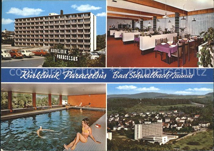 Bad Schwalbach Paracelsus Klinik Hallenbad Speisesaal