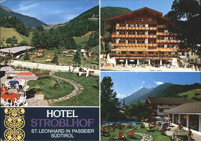 St Leonhard Passeier Hotel Strobelhof