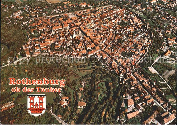 Rothenburg Tauber Fliegeraufnahme