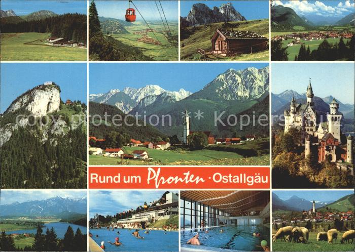 Pfronten Ostallgaeu Bayern Schloss Seilbahn