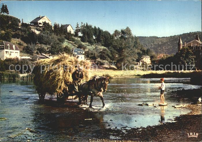 Roche-en-Ardenne La L Ourthe Passage á gué