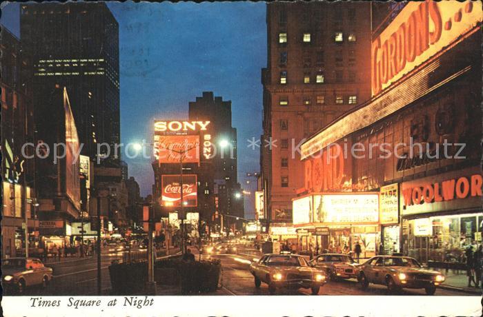 New York City Times Square at night