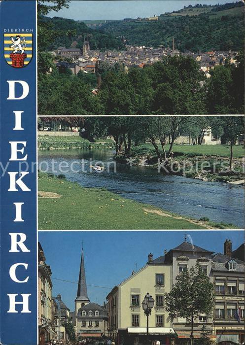 Diekirch Panorama Canotage sur la Sure Zone piétone