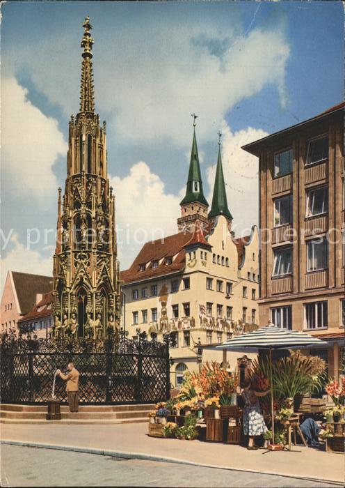 NueRNBERG  CITY Brunnen Sebalduskirche