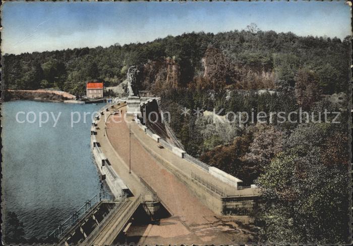 Gileppe La Le barrage lac